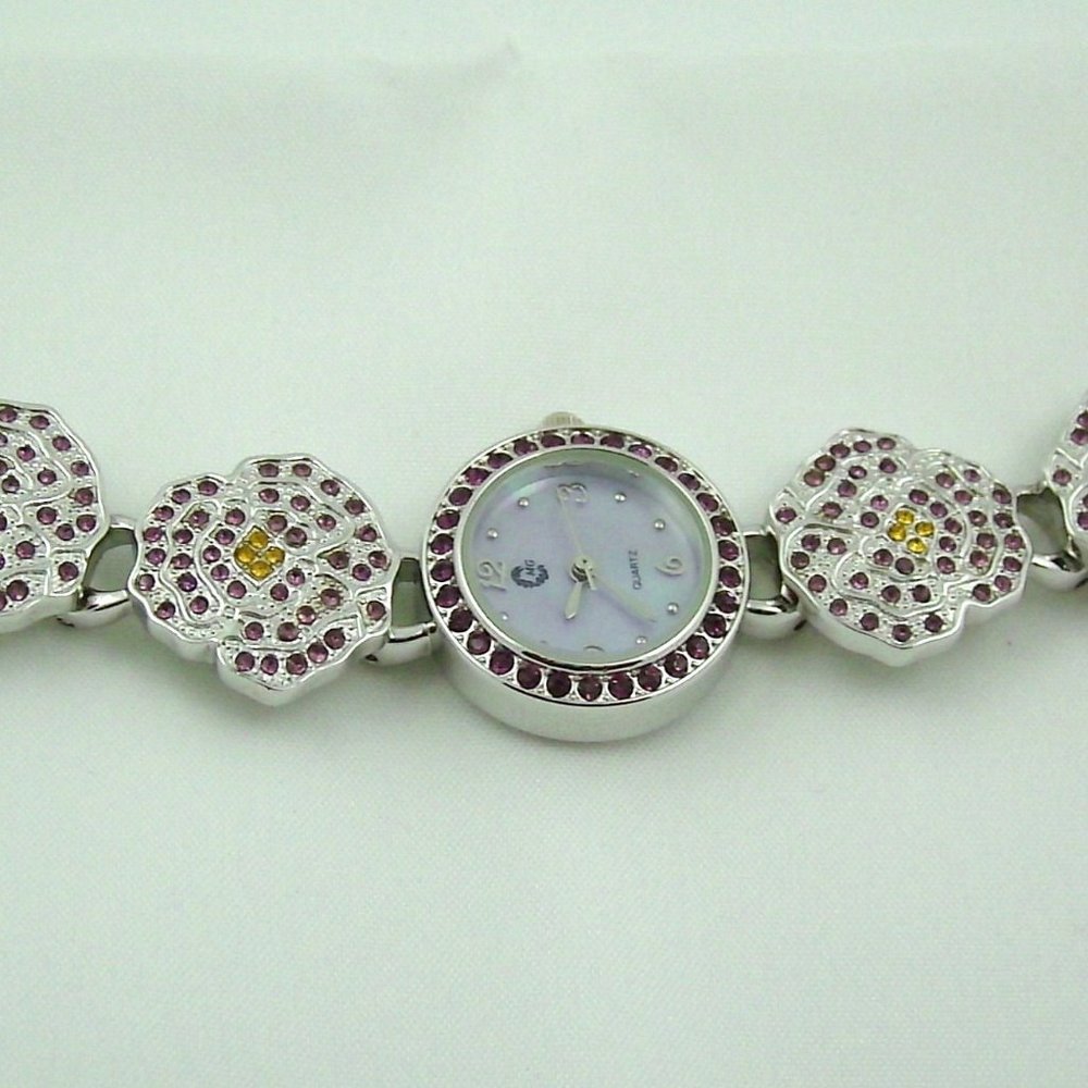 Maryellen Gor Crystal Floral Watch - Picture 2 of 7